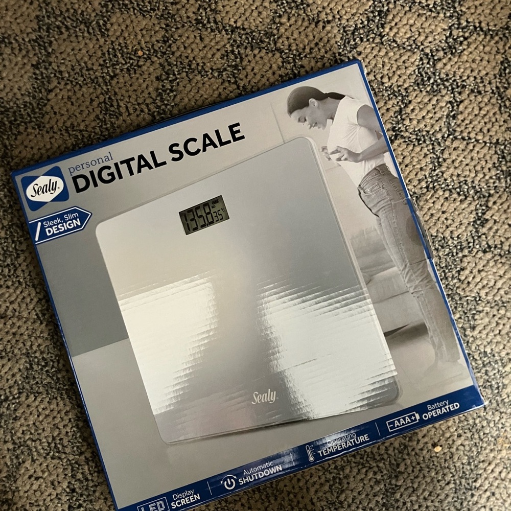 Silver Digital Scale NWT